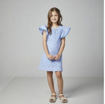 Imagem de VESTIDO FEMININO INFANTIL LINHA AZUL LUXO